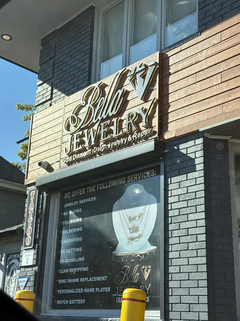 Bella Jewelry storefront in London, Ontario